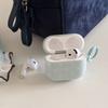 Blue background white rabbit head for AirPods1 earphone case Apple 1/1 generation AirPods pro1 protective case female