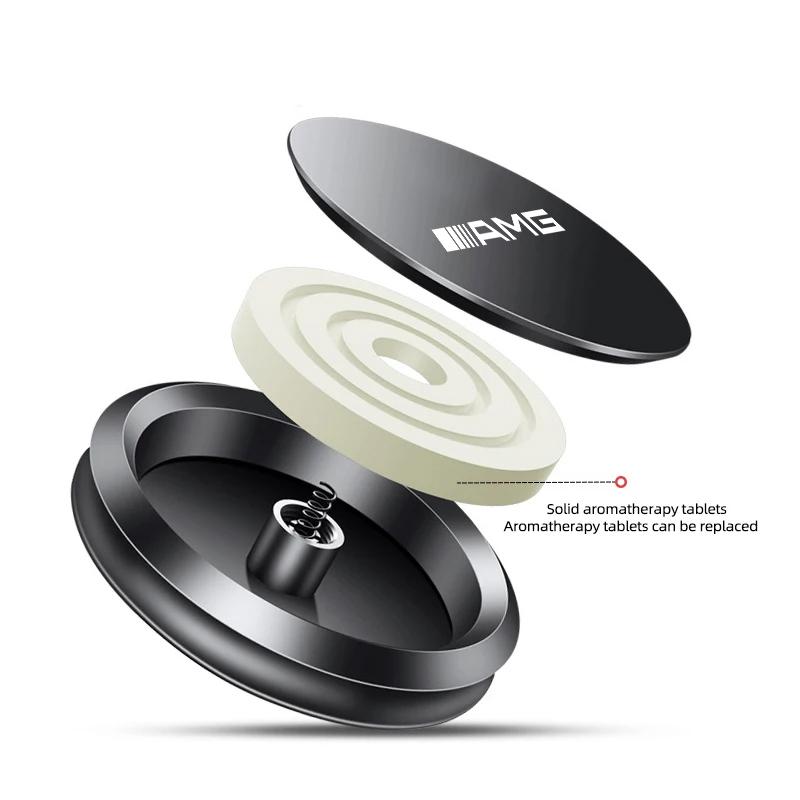 AAVP1 Car Air Freshener Solid Perfume Rotating Aromatherapy Decor For Mercedes Benz AMG GLC W203 W206 W220 W205 W211 W212 W201 C Class