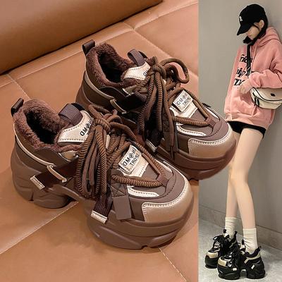 2025 Новые Мягкие Кроссовки Женские Женская Мода Высокие Увеличивающие Женские Кроссовки Массивные Кроссовки Женские
