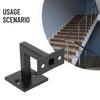 Modern Matte Black Handrail Brackets for For Stairs Stylish and Functional