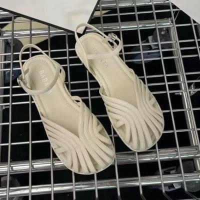 Мода римские модные женские сандалии летние новые полые лаконичные сандалии на плоской подошве обувь для женщин Sandalias De Mujer