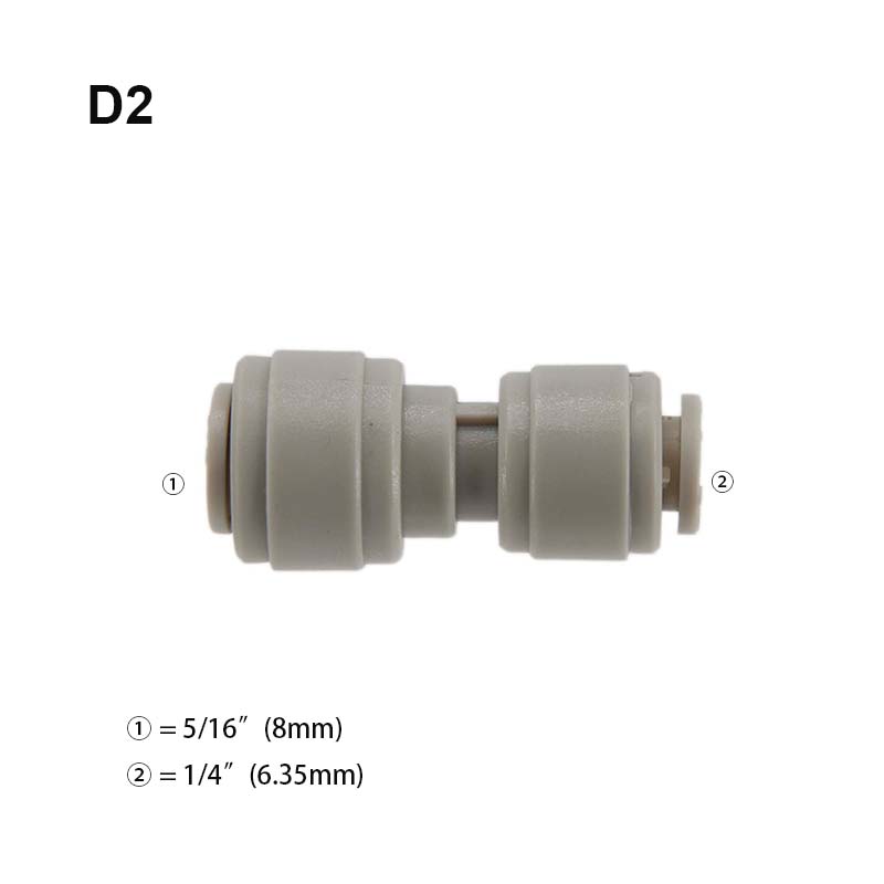 Фитинги для домашнего разливного пива, push-in, 1/4" 5/16" 3/8", пищевой класс, с EPDM-уплотнительным кольцом, герметичные