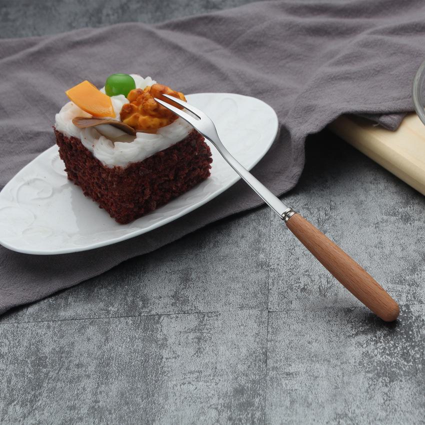 HANYANG креативная деревянная ручка из нержавеющей стали, западный нож и вилка, бытовая гостиничная ложка, рисовая ложка, суповая ложка, десертная ложка