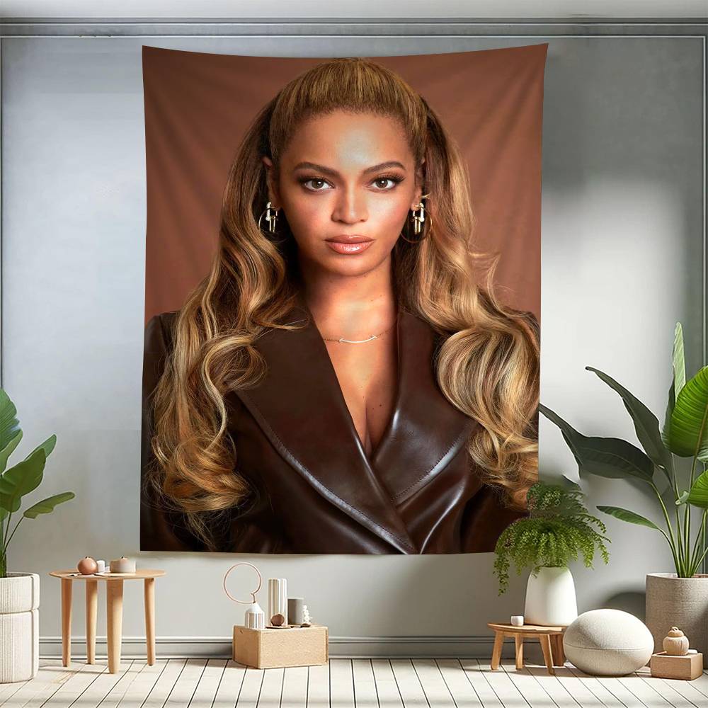 BBeyonce Горячая Певица Цветной Гобелен Настенный Бохо Гобелены Настенное Искусство Мандала Декор