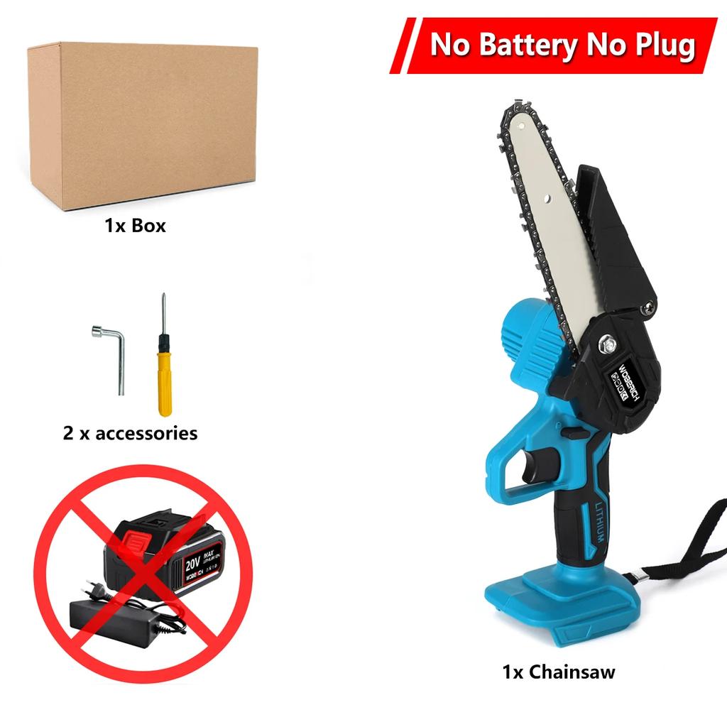 4-дюймовая/6-дюймовая мини-электрическая пила, цепная пила для фруктовых деревьев, деревообрабатывающие садовые инструменты, ручные резчики по дереву для аккумулятора Makiita 18 В