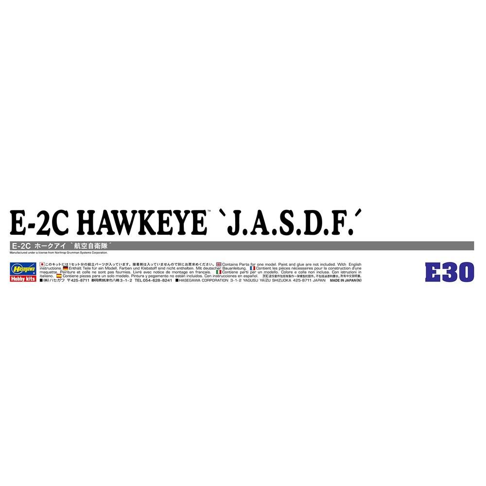 Hasegawa 1/72 ВВС Самообороны Японии E-2C Hawkeye Пластиковая модель E30