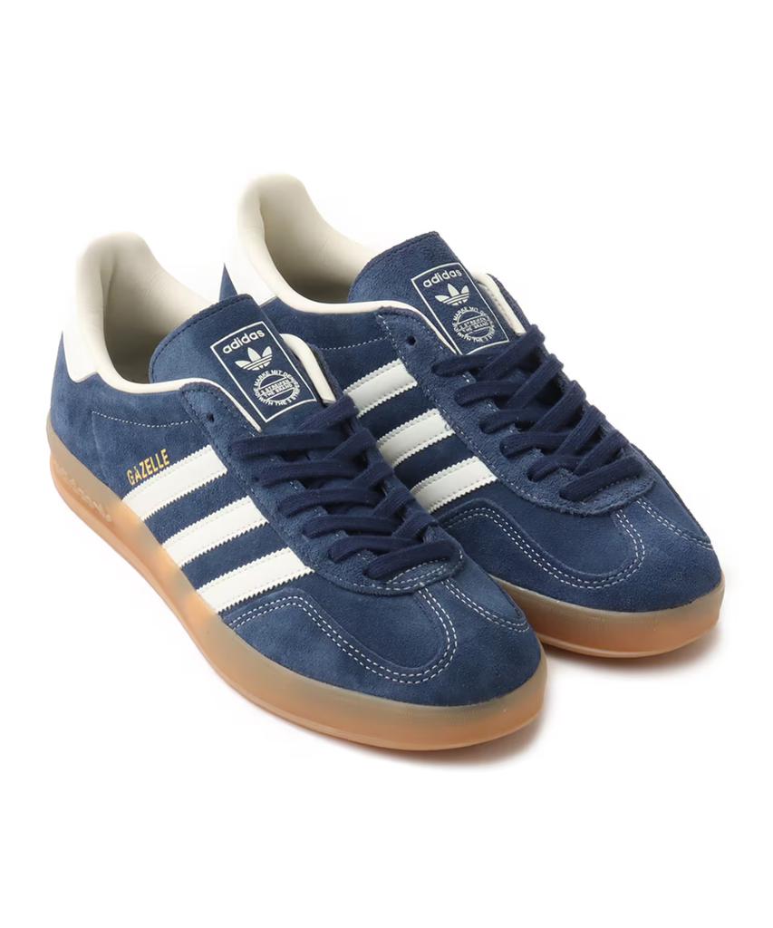 JQ8393 adidas Originals Gazelle Indoor Ночной Индиго Белый (Мужской)