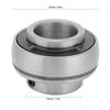 Insert Bearing UC205 25mm, Plated Steel Mounted   Bearing with 1 Inch Bore 2 Inch OD, Self Aligning for Agricultural and Construction Machinery A