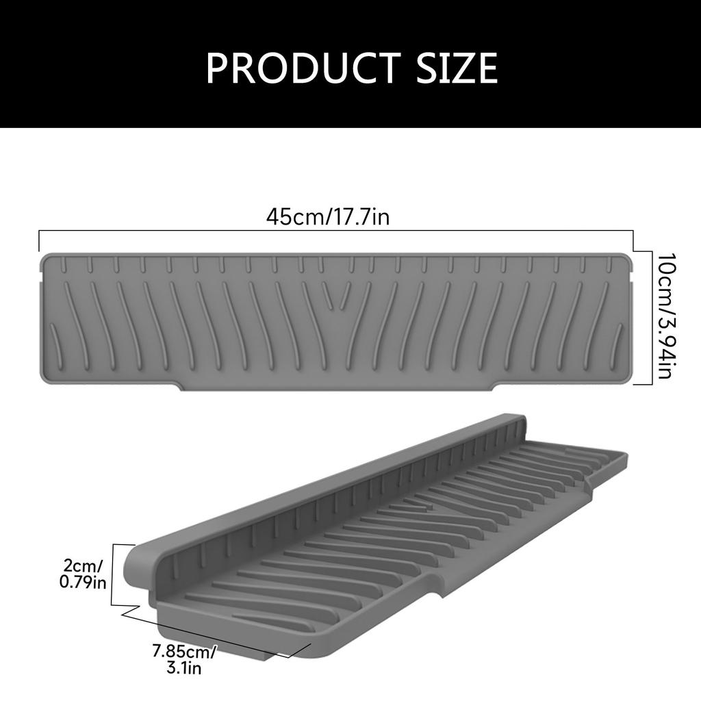 Foldable Silicone Draining Pad Ensures Quick Drying and Heat Resistance In Kitchens Multifunctional Kitchen Cup Mats