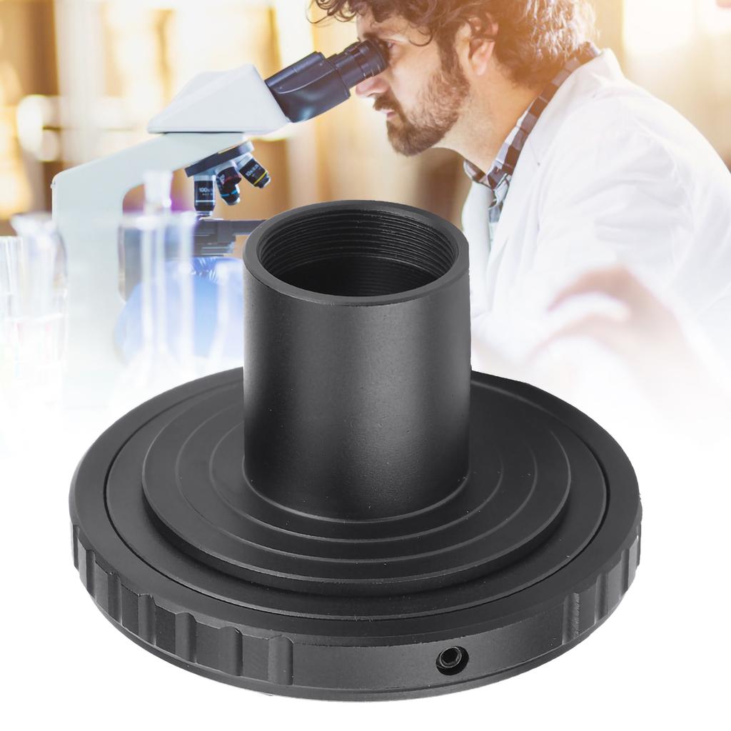 Metal Adapter Ring 23.2mm T Mount Microscope Eyepiece for Nikon AI Mounts SLR Camera