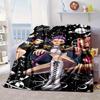 Kpop cartoon Blanket Flannel Blanket for bed, sofa, Camping, Hiking, Picnic Essentials, gift for family Fan gifts