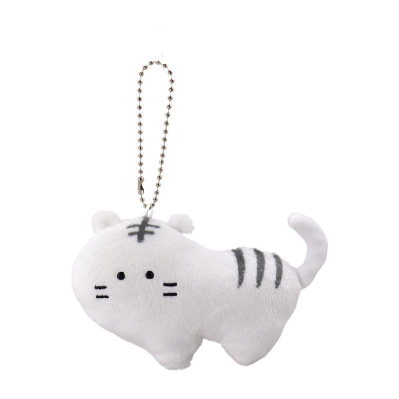 Charming Cartoon Zoo Series Plush Keychain Adorable Animal Character Soft Toy