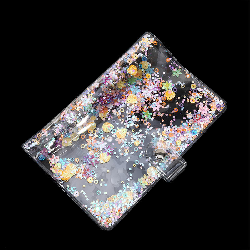 Обложка для блокнота на кольцах формата A5/A6, сменная, 25 листов, прозрачные протекторы для внутренних страниц планера