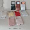 Однотонная кожаная пуховая куртка Противоударный чехол для телефона для iPhone 14/13/Apple 17/16/15 Pro Max