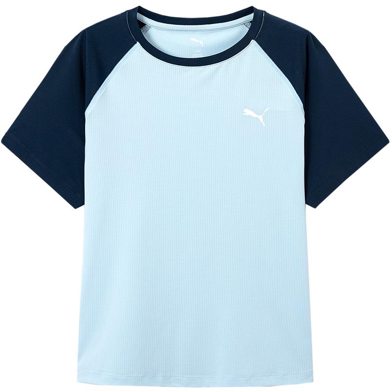 PUMA Kids' 2026 Spring Mesh Short-Sleeve T-Shirt