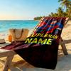 Warner Bros. Films Customizable Name Beach Towel Quick-Dry Soft Microfiber Perfect for Traveling Yoga Camping and Swimming