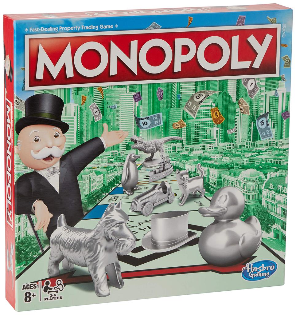 Hasbro Monopoly Game Классическая игра Новые жетоны Кот Утка, Динозавр,