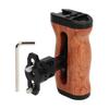 Wooden Camera Cage Handle Left Right Wooden Camera Cage Handle Grip with 14 Inch Screw Hole 38