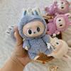 Car Plush Ornament  Anime Figure Labubu 1.0 Monster Vinyl Blind Box Series Heartbeat Macaron Doll  Kids Gift Birthday Toy  Air Outlet Ornament