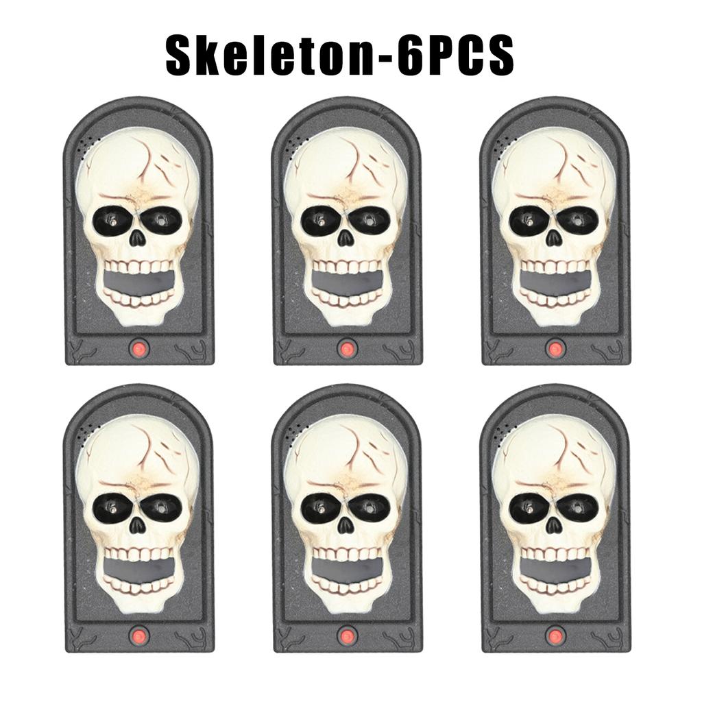 Halloween Doorbell Jump Scare Motion Activated Screaming Prank Prop Wireless Sound Effects Haunted House Terror Tech