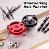 3-10mm Vertical Doweling Jig Kit Self Centering Drill Guide Locator Aluminum Alloy Woodworking Hole Puncher DIY Furniture Connection