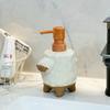 Керамический диспенсер для санитайзера для рук на кухню, многофункциональный, для раковины в ванной, с дозатором для геля для душа, пустая бутылка, аксессуары для ванной комнаты