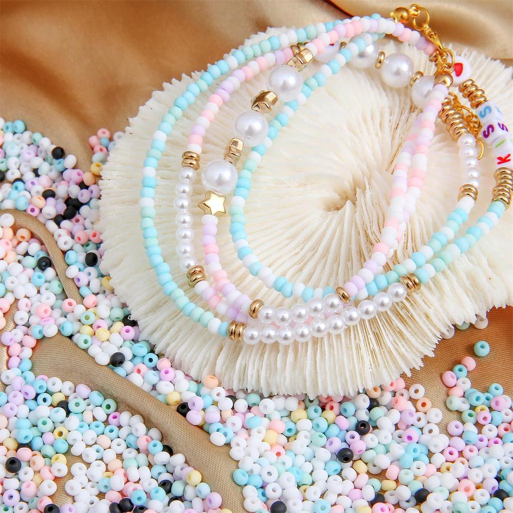 450G High Quality Seed Beads Macarons Frosted Polish Glass Beads for Bracelet Necklace DIY Jewelry Accessoreis Making