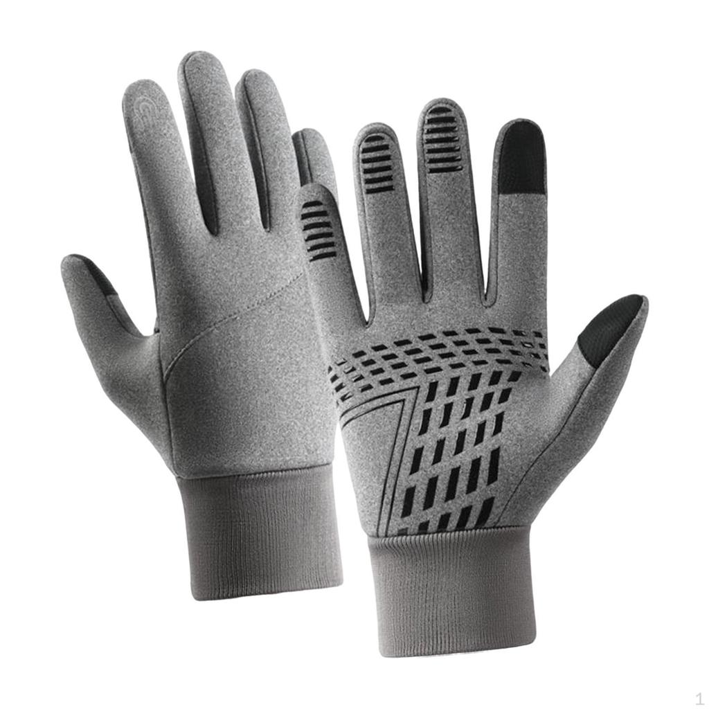Зимние перчатки для сенсорного экрана, велоспорт, снег, сохраняющие тепло, варежки для спорта
