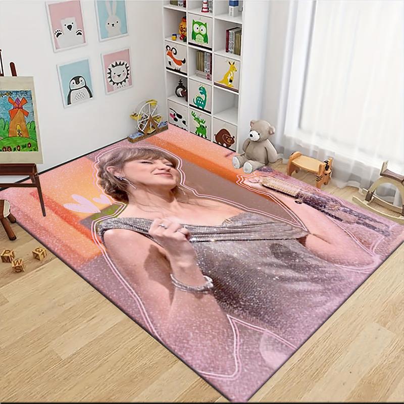 Musician Stage Performance Carpet Rug Soft Washable Antislip Home Living Room Sofa Mats Personalized Christmas Rug