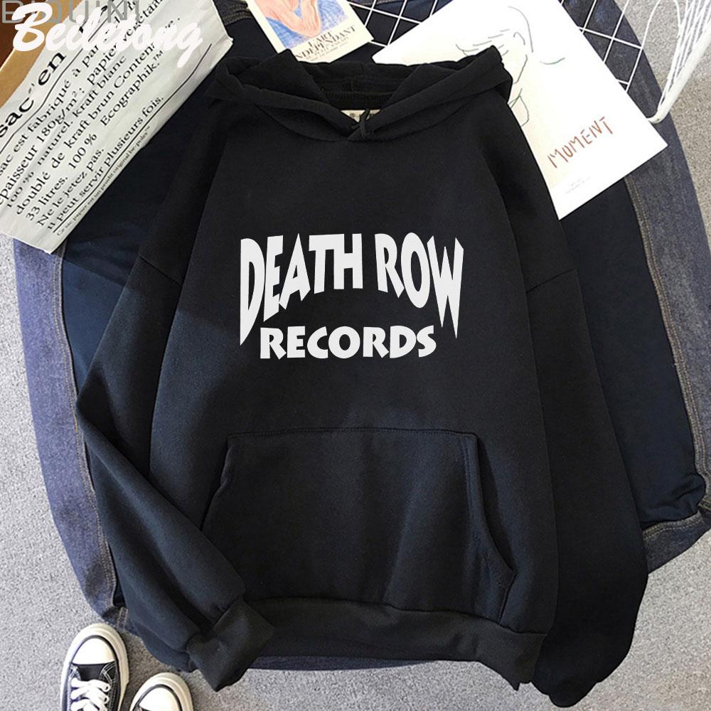 Cool Death Row Records LOGO Men Hoddie Fashion Casual Hoodies Long Sleeve Women/men Spring/Autumn Sweatshirt Harajuku Hip Hop