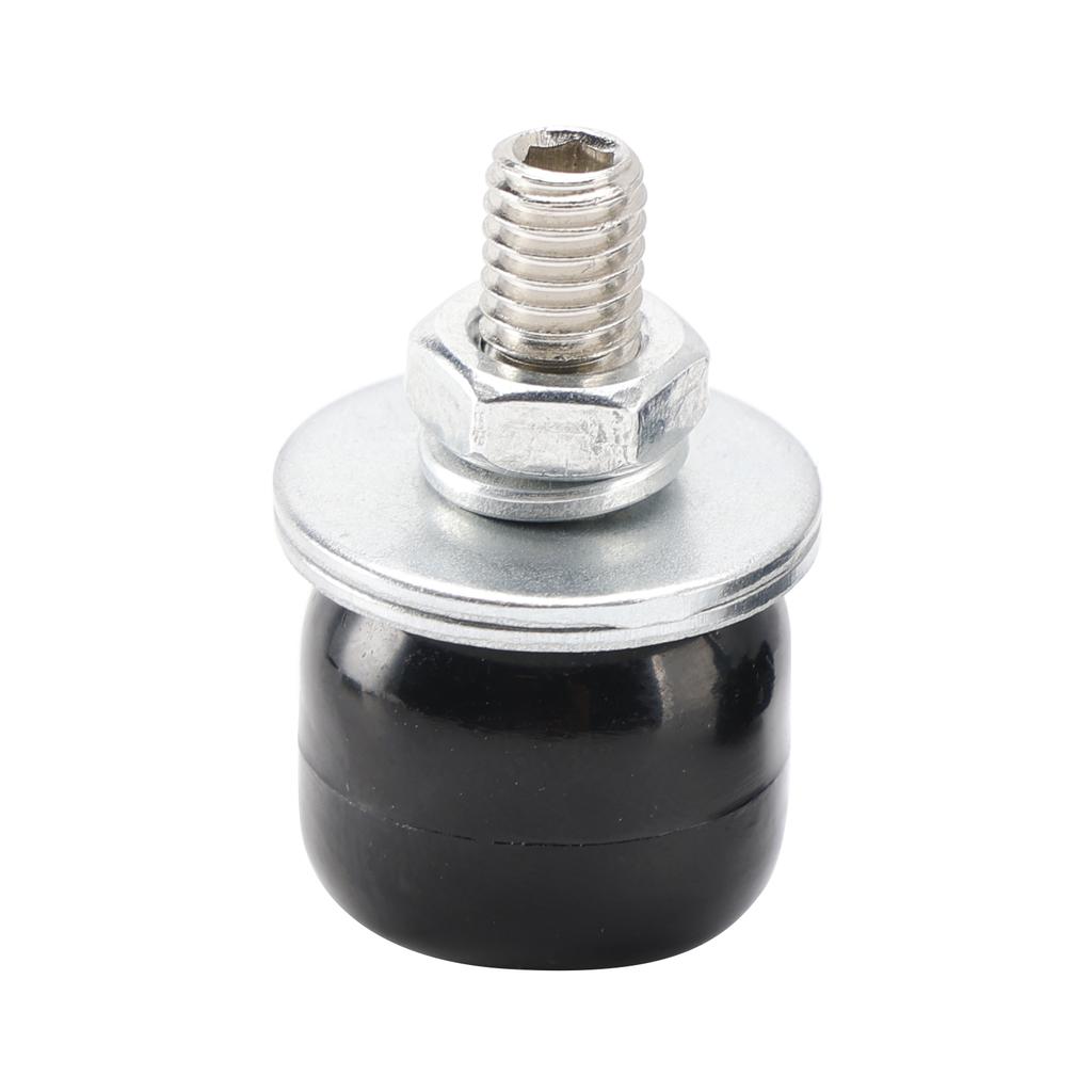 2x Болт-винт для номерного знака ЧЕРЕП на заказ Черный пластик Мотоцикл Чоппер Боббер