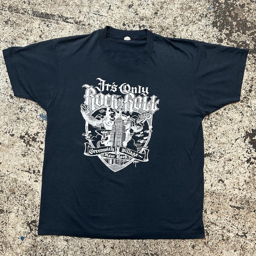 80’s It’s Only Rock n Roll Greenwich Village New York Vintage T-shirt
