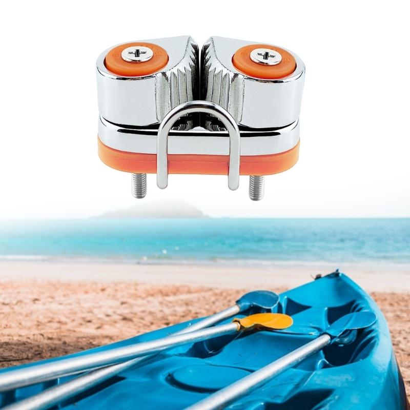 Boats Fast Entry Cams Cleats With Leading Rings Balls Bearings Rope Clamp Marine Boats Equipment Easy to Installation