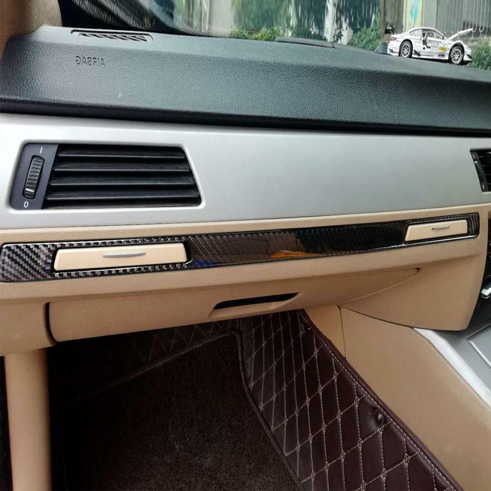 1x Cover Trim for BMW 3-series Holder Panel Trim 1x 33 X 535mm Carbon Fiber Modern Style Standard Anti-Corrosion