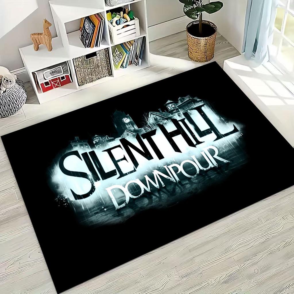 Классический ковер с артом из хоррор-игры Silent Hill для спальни, гостиной, дивана, домашний придверный коврик, декор, большой детский игровой нескользящий коврик для пола
