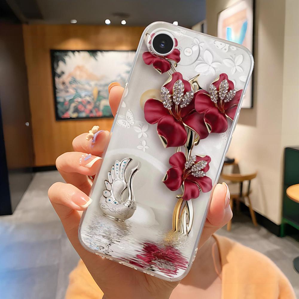 For Apple iphone 16e Case for iphone 16e Back Cover Shockproof Shell Cute Cartoon Painted Phone Case Cover for Apple iphone16e