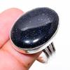 Purple Sunstone Gemstone 925 Sterling Silver Jewelry Ring Size 8.5 R9N56