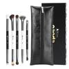 DUcare Eye Brushes Set, Vegan Makeup Brushes with Concealer Powder Eyeshadow Blending Eyeliner Spoolie Brush, Synthetic Hair Black Cosmetic Brush