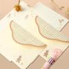 37 Pcs Stationery Paper Envelopes Set Includes 24 Lined Writing Paper & 12 Envelopes with 48 Round Stickers, Cute Bear Flower Cat Letter Writing and
