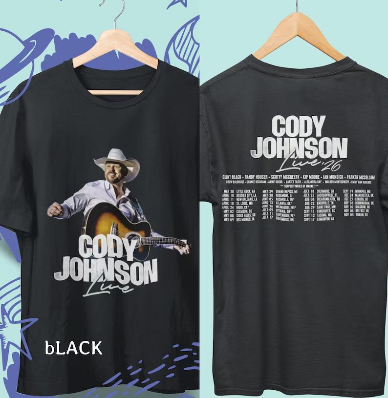 Cody Johnson 2026 Tour Inspired Merch Tee – Country Music Fan Shirt