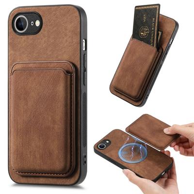 Для кожаного чехла для For Iphone 16E 16e SE4 Магнитный кошелек Карман для карт Чехол для For Iphone 16E 16 Pro Max 14 1 Plus 13 12 11