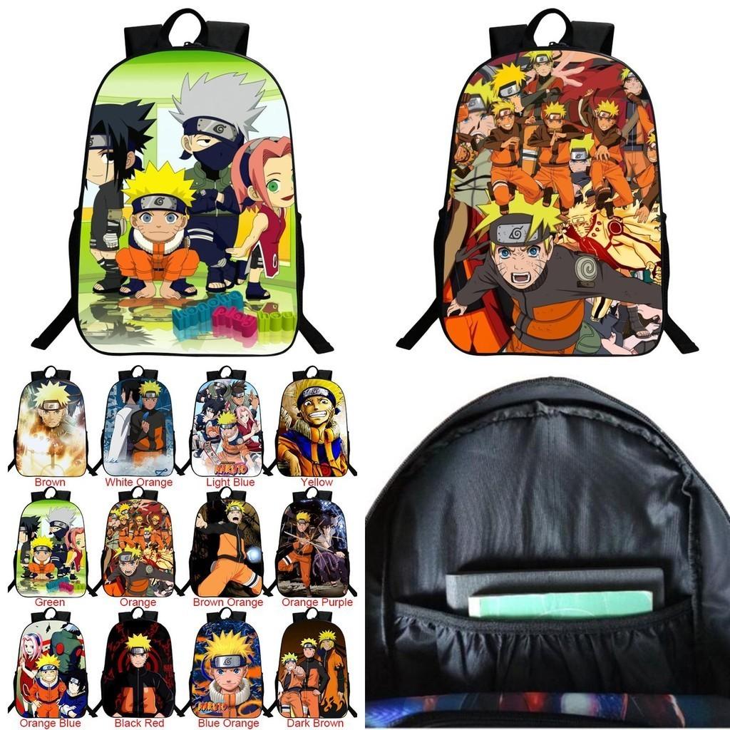 Stylish Anime Naruto Book Bag With Durable Design And Adjustable Shoulder Straps