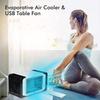 Mini Multifunctional Portable Air Cooler Household USB Desktop Air Conditioner Fan with 2 Ice Crystal Pack Air Conditioner DC 5V