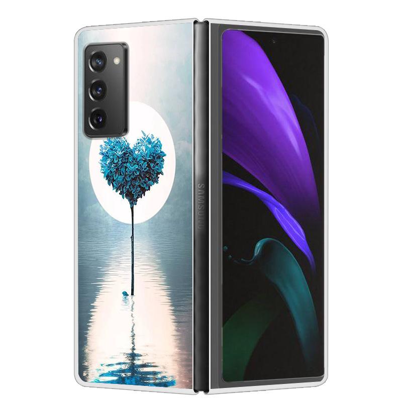 Для Samsung Galaxy Z Fold2 Fold4 Fold5 Чехол Ударопрочный Жесткий Пластик ПК Задняя Крышка Для Samsung Galaxy Z Fold 3 5 4 5G Чехлы для Телефона