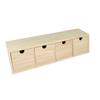 FURNITURE 4 DRAWERS 43,5X9,5X12 CM WOOD