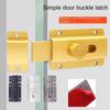 Anti-theft Security Bolt Lock Versatile Use Door Lock Buckle Creative Door Lock  Hardware