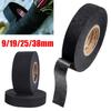 15 метров термостойкой огнестойкой клейкой ленты тканевой ленты для автомобильного жгута проводов защиты жгута проводов ширина 9/19/25/38 мм