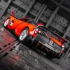 1/32 Модель суперкара Pagani BC из сплава, двери открываются со звуком и светом, украшения для автомобиля