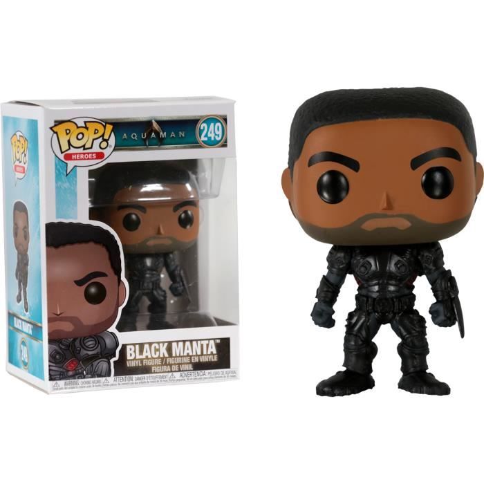Figurine POP! Heroes : Aquaman - Black Manta - FUNKO - Figurine en vinyle - Version exclusive