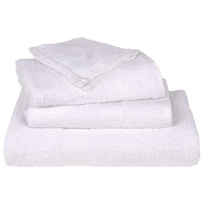 VidaXL Serviettes de bain 25 pcs blanc 100x150 cm 360 g/m² 100% coton, serviette, ensemble de serviettes de bain, serviette 136660